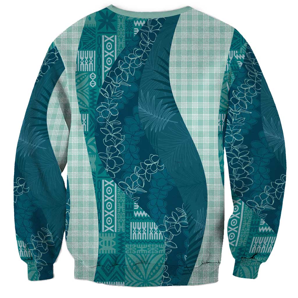 Polynesian Tribal Pattern Patchwork Picturesque Sweatshirt Oceanic LT7 - Polynesian Pride