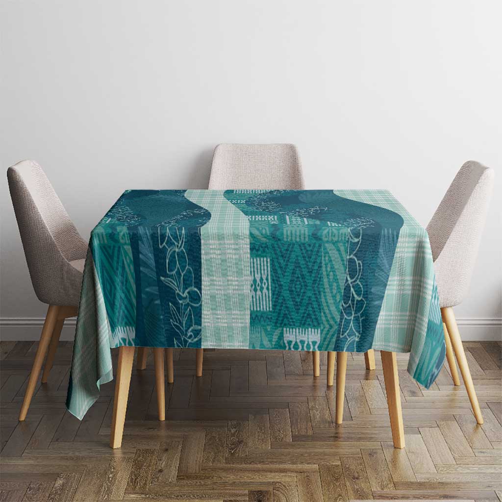 Polynesian Tribal Pattern Patchwork Picturesque Tablecloth Oceanic LT7 - Polynesian Pride