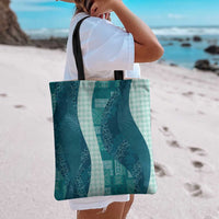 Polynesian Tribal Pattern Patchwork Picturesque Tote Bag Oceanic LT7 - Polynesian Pride