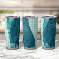 Polynesian Tribal Pattern Patchwork Picturesque Tumbler Cup Oceanic LT7 - Polynesian Pride