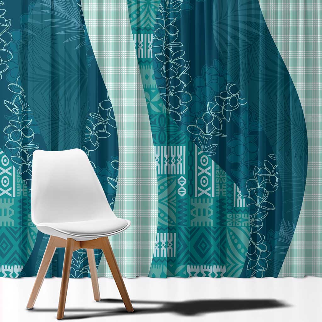 Polynesian Tribal Pattern Patchwork Picturesque Window Curtain Oceanic LT7 - Polynesian Pride