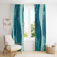 Polynesian Tribal Pattern Patchwork Picturesque Window Curtain Oceanic LT7 - Polynesian Pride