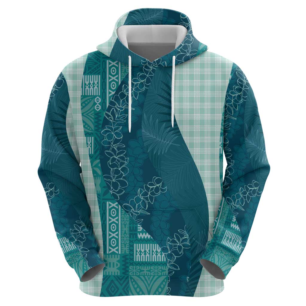 Polynesian Tribal Pattern Patchwork Picturesque Zip Hoodie Oceanic LT7 - Polynesian Pride
