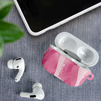 Polynesian Tribal Pattern Patchwork Picturesque AirPods Case Rose Pink LT7 - Polynesian Pride