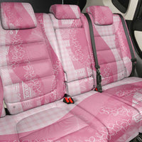 Polynesian Tribal Pattern Patchwork Picturesque Back Car Seat Cover Rose Pink LT7 - Polynesian Pride