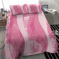 Polynesian Tribal Pattern Patchwork Picturesque Bedding Set Rose Pink LT7 - Polynesian Pride