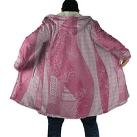 Polynesian Tribal Pattern Patchwork Picturesque Cloak Rose Pink LT7 - Polynesian Pride