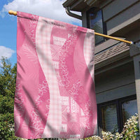 Polynesian Tribal Pattern Patchwork Picturesque Garden Flag Rose Pink LT7 - Polynesian Pride