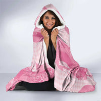 Polynesian Tribal Pattern Patchwork Picturesque Hooded Blanket Rose Pink LT7 - Polynesian Pride