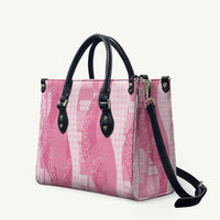 Polynesian Tribal Pattern Patchwork Picturesque Leather Bag Rose Pink LT7 Rose Pink - Polynesian Pride