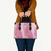 Polynesian Tribal Pattern Patchwork Picturesque Leather Bag Rose Pink LT7 - Polynesian Pride