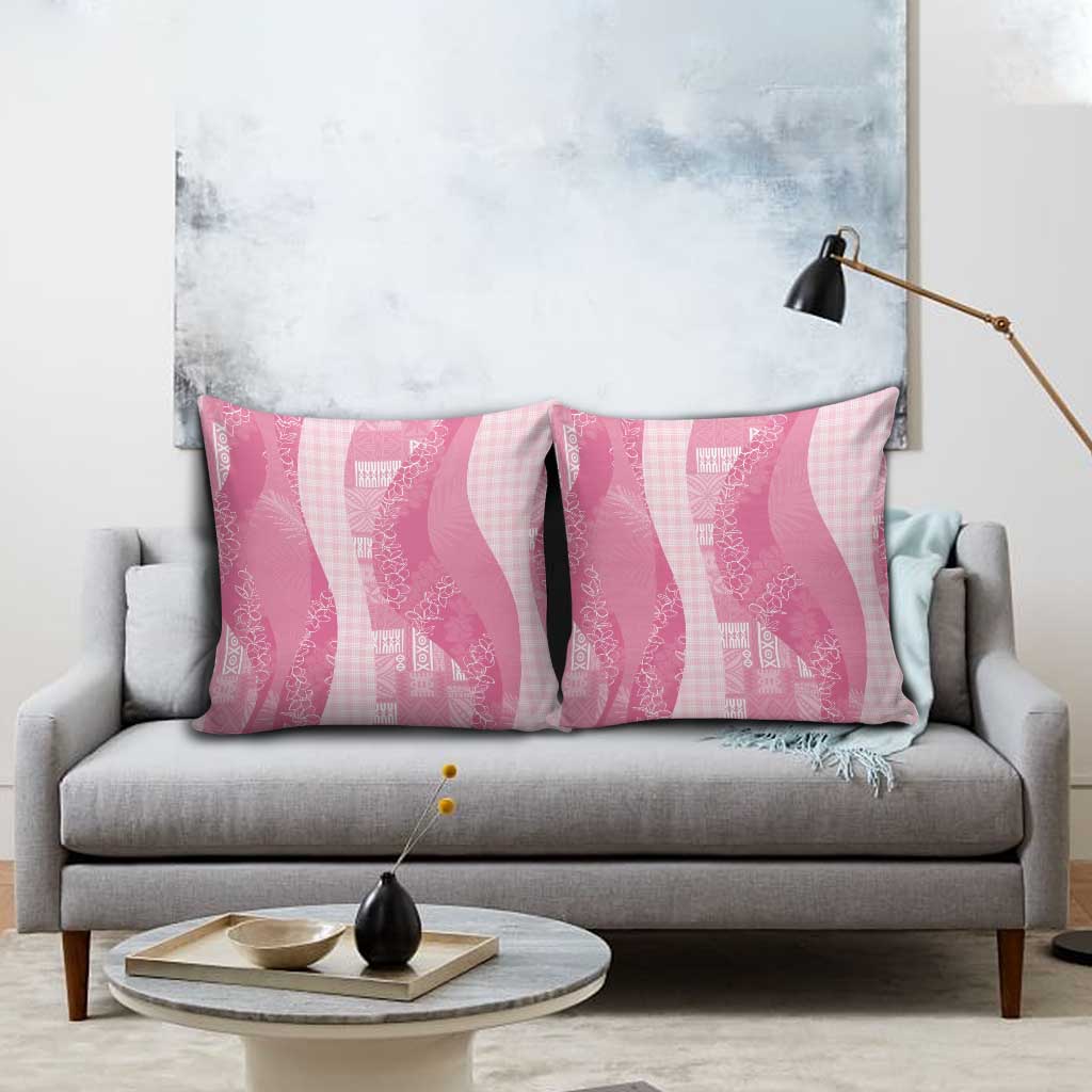 Polynesian Tribal Pattern Patchwork Picturesque Pillow Cover Rose Pink LT7 - Polynesian Pride