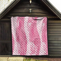 Polynesian Tribal Pattern Patchwork Picturesque Quilt Rose Pink LT7 - Polynesian Pride
