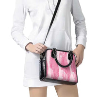 Polynesian Tribal Pattern Patchwork Picturesque Shoulder Handbag Rose Pink LT7 - Polynesian Pride