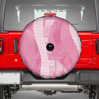 Polynesian Tribal Pattern Patchwork Picturesque Spare Tire Cover Rose Pink LT7 - Polynesian Pride