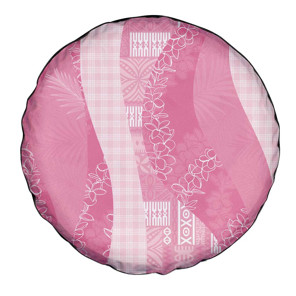 Polynesian Tribal Pattern Patchwork Picturesque Spare Tire Cover Rose Pink LT7 - Polynesian Pride
