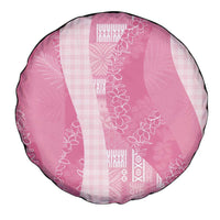Polynesian Tribal Pattern Patchwork Picturesque Spare Tire Cover Rose Pink LT7 - Polynesian Pride