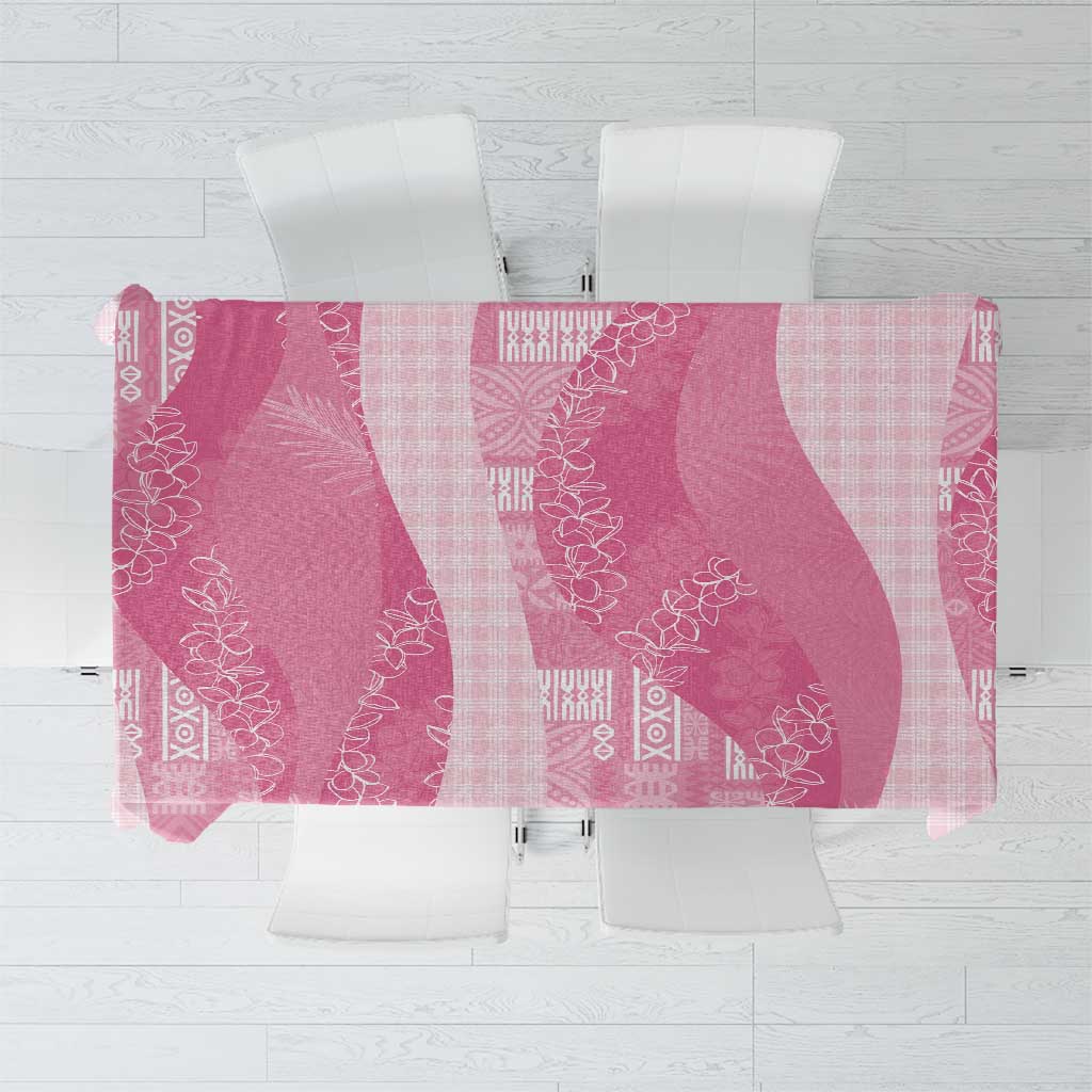 Polynesian Tribal Pattern Patchwork Picturesque Tablecloth Rose Pink LT7 Rose Pink - Polynesian Pride