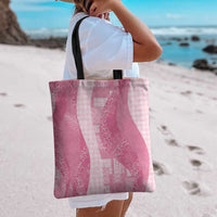 Polynesian Tribal Pattern Patchwork Picturesque Tote Bag Rose Pink LT7 - Polynesian Pride