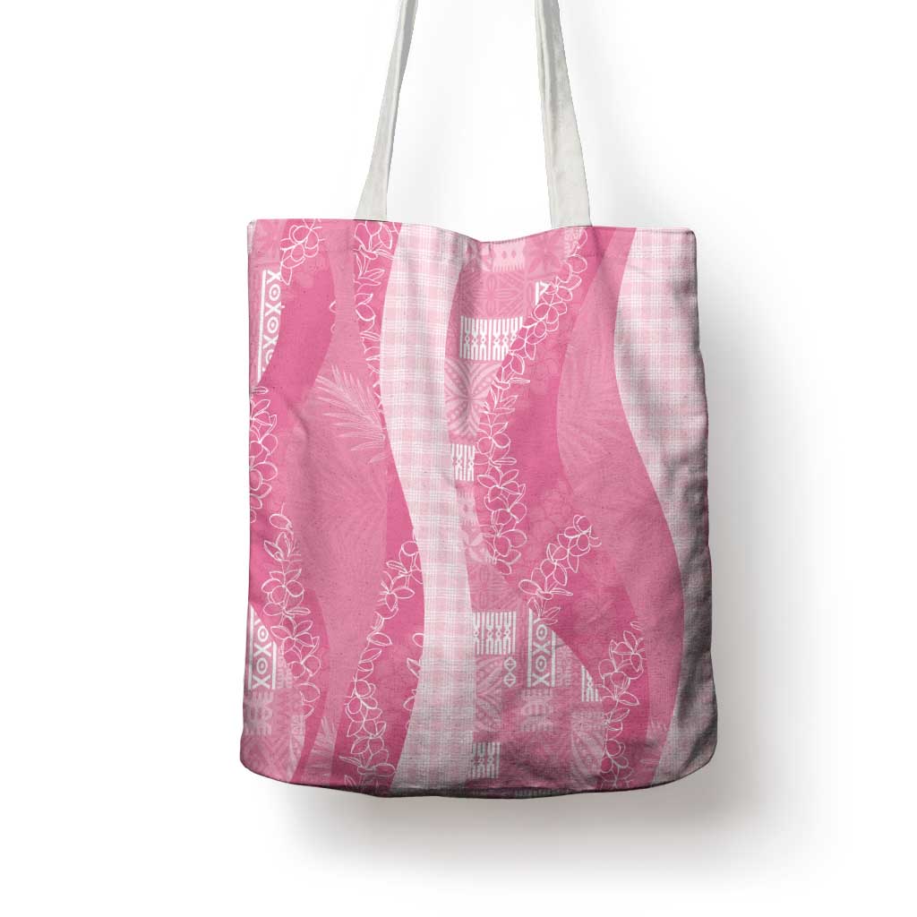 Polynesian Tribal Pattern Patchwork Picturesque Tote Bag Rose Pink LT7 - Polynesian Pride