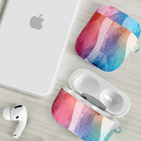 Polynesian Tribal Pattern Patchwork Picturesque AirPods Case Holographic LT7 - Polynesian Pride