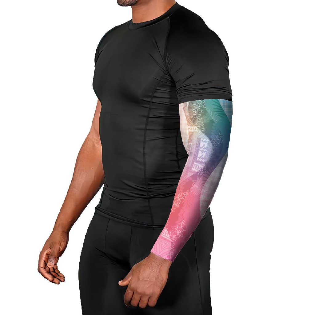 Polynesian Tribal Pattern Patchwork Picturesque Arm Sleeves Holographic LT7 - Polynesian Pride