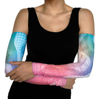 Polynesian Tribal Pattern Patchwork Picturesque Arm Sleeves Holographic LT7 - Polynesian Pride