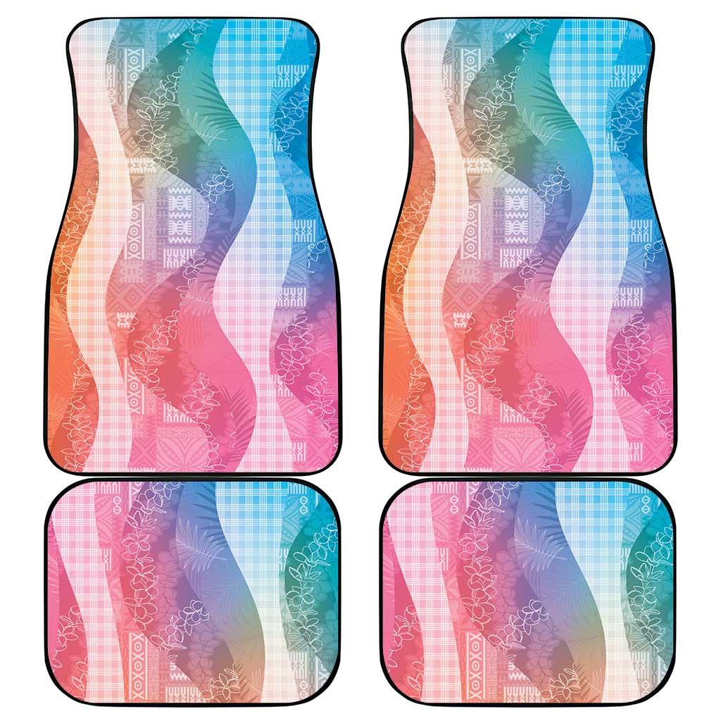 Polynesian Tribal Pattern Patchwork Picturesque Car Mats Holographic LT7 - Polynesian Pride