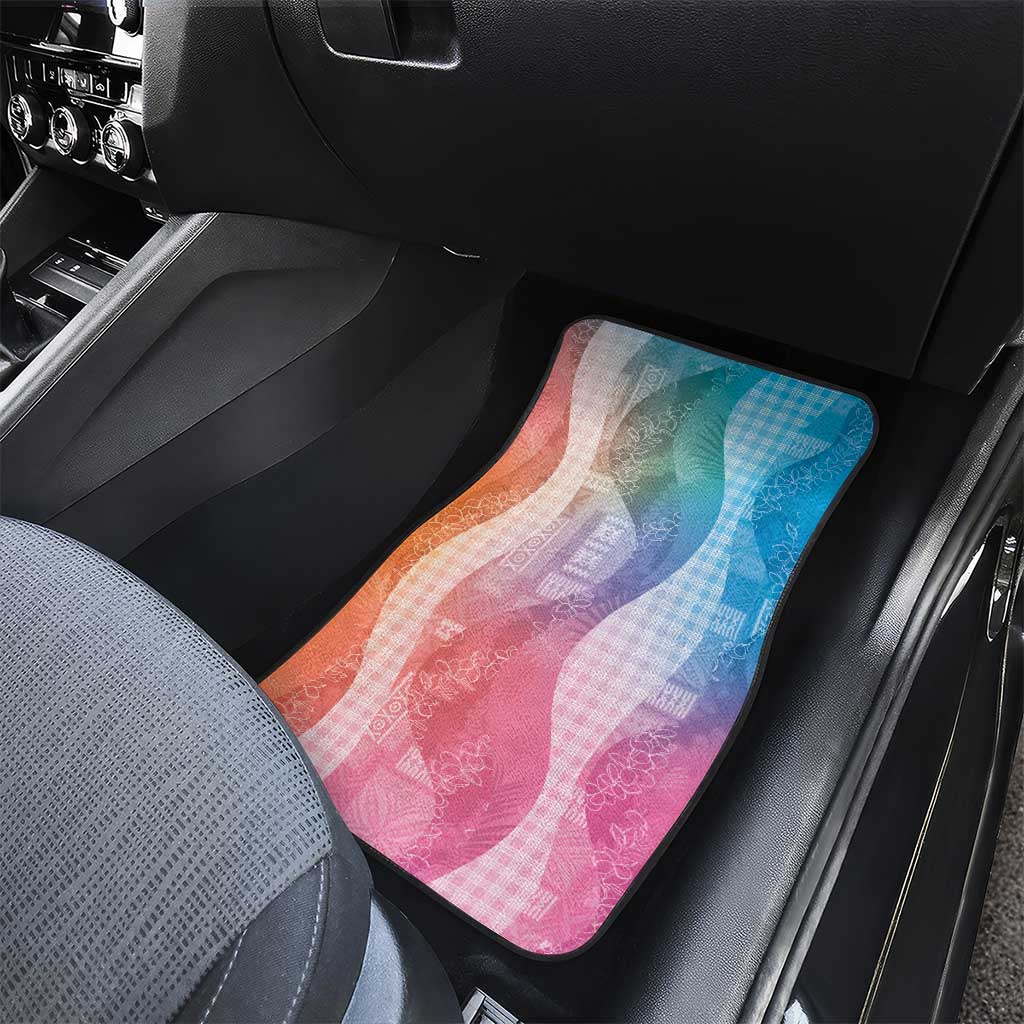 Polynesian Tribal Pattern Patchwork Picturesque Car Mats Holographic LT7 - Polynesian Pride