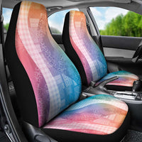 Polynesian Tribal Pattern Patchwork Picturesque Car Seat Cover Holographic LT7 - Polynesian Pride