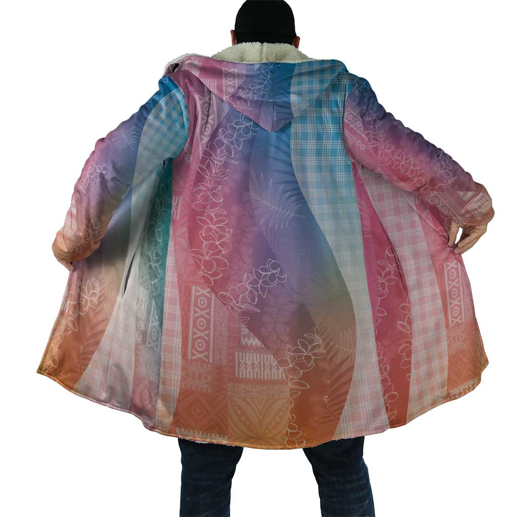 Polynesian Tribal Pattern Patchwork Picturesque Cloak Holographic LT7 - Polynesian Pride