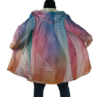Polynesian Tribal Pattern Patchwork Picturesque Cloak Holographic LT7 - Polynesian Pride