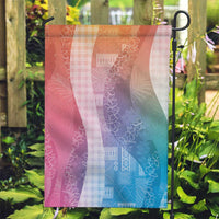 Polynesian Tribal Pattern Patchwork Picturesque Garden Flag Holographic LT7 Garden Flag Holographic - Polynesian Pride
