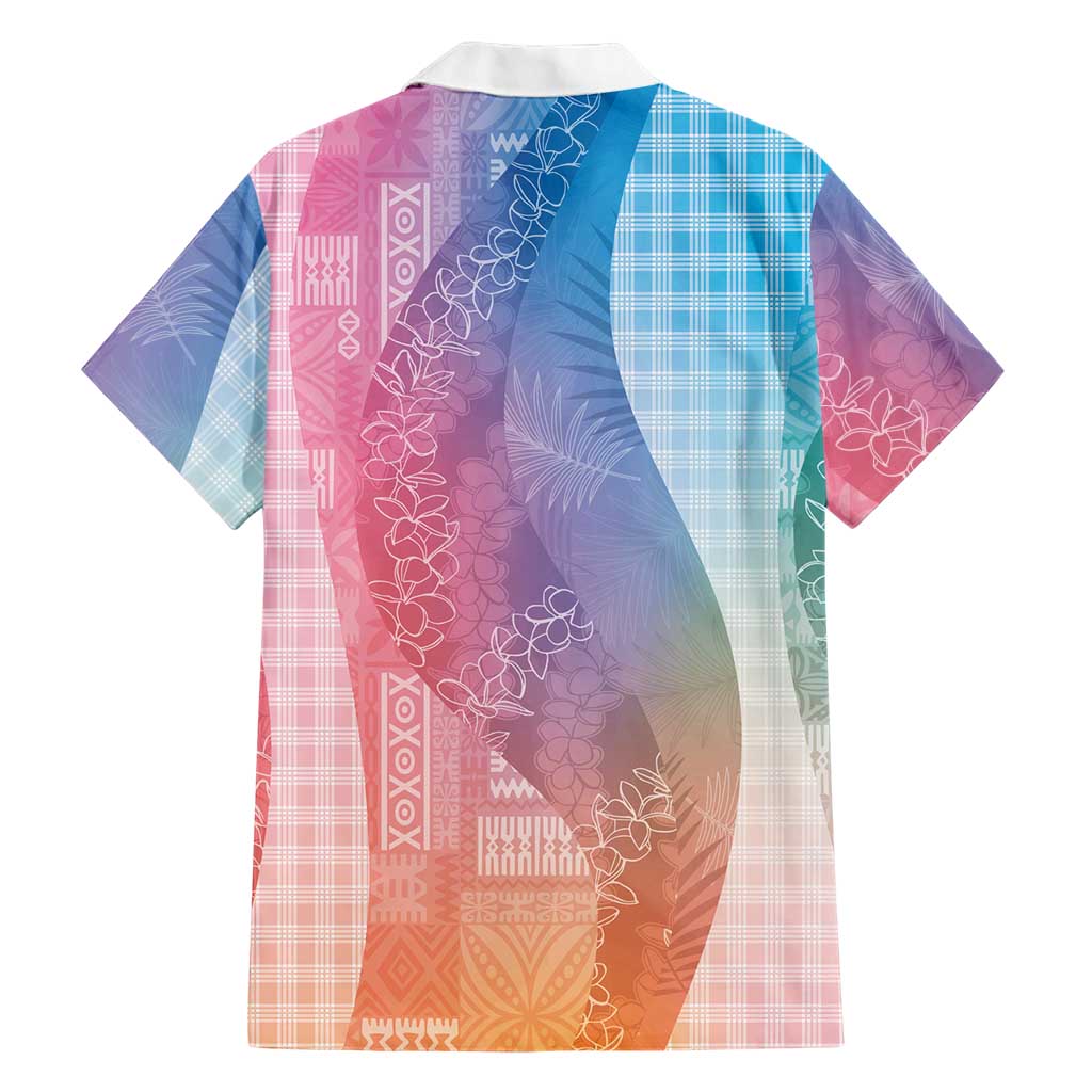 Polynesian Tribal Pattern Patchwork Picturesque Hawaiian Shirt Holographic LT7 - Polynesian Pride