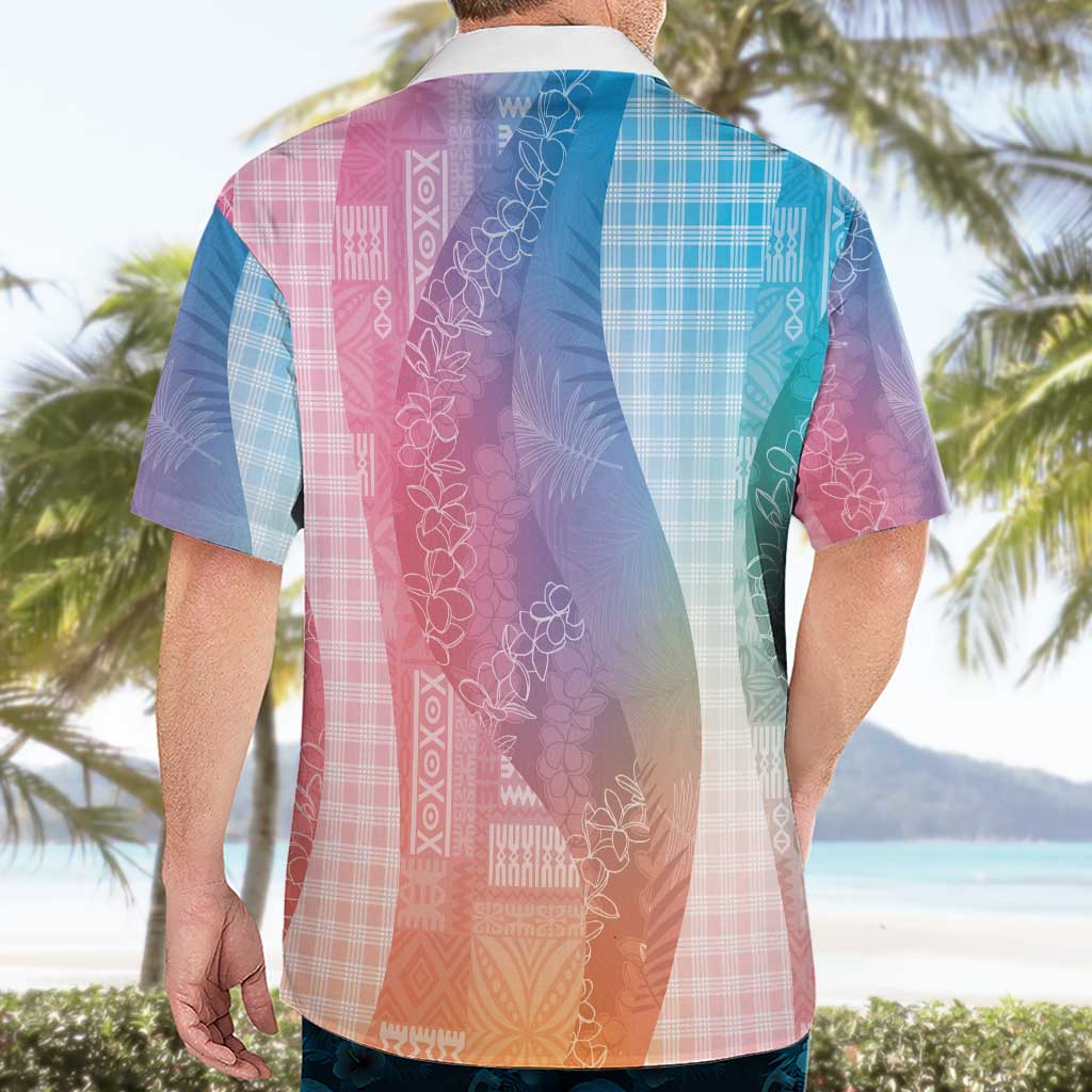 Polynesian Tribal Pattern Patchwork Picturesque Hawaiian Shirt Holographic LT7 - Polynesian Pride