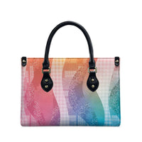 Polynesian Tribal Pattern Patchwork Picturesque Leather Bag Holographic LT7 - Polynesian Pride
