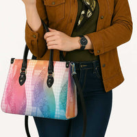 Polynesian Tribal Pattern Patchwork Picturesque Leather Bag Holographic LT7 - Polynesian Pride