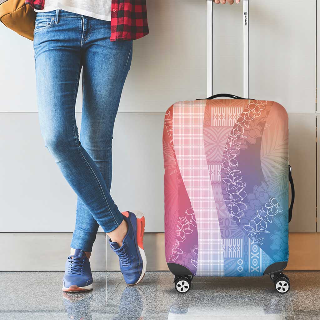 Polynesian Tribal Pattern Patchwork Picturesque Luggage Cover Holographic LT7 - Polynesian Pride