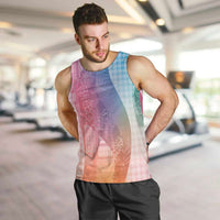 Polynesian Tribal Pattern Patchwork Picturesque Men Tank Top Holographic LT7 Holographic - Polynesian Pride