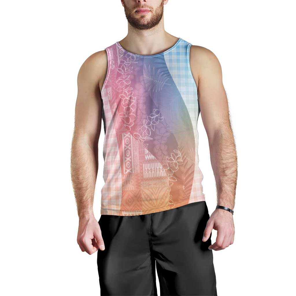 Polynesian Tribal Pattern Patchwork Picturesque Men Tank Top Holographic LT7 - Polynesian Pride