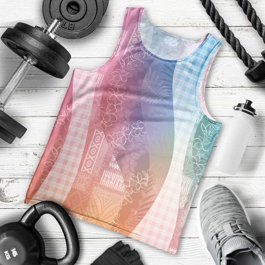 Polynesian Tribal Pattern Patchwork Picturesque Men Tank Top Holographic LT7 - Polynesian Pride