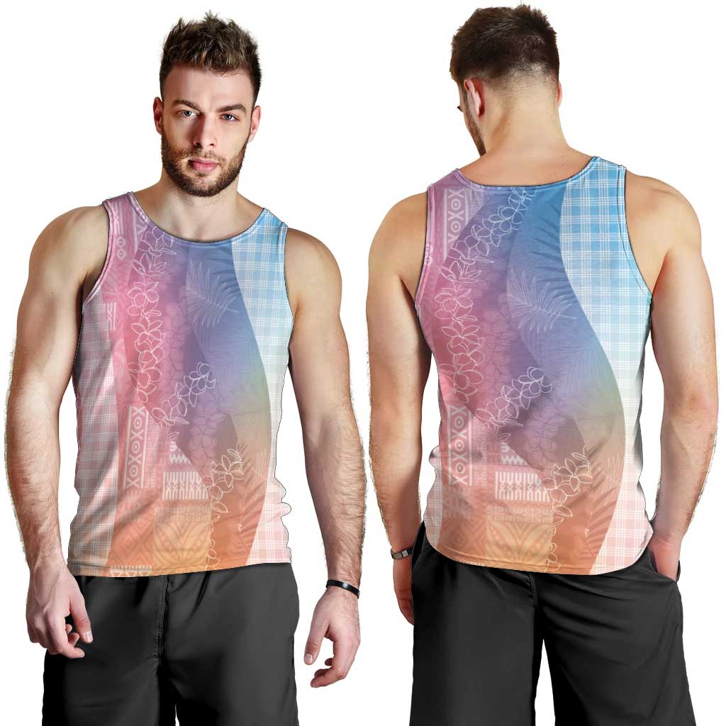 Polynesian Tribal Pattern Patchwork Picturesque Men Tank Top Holographic LT7 - Polynesian Pride