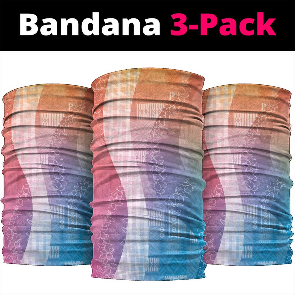 Polynesian Tribal Pattern Patchwork Picturesque Neck Gaiter Holographic LT7 package One Size: 25*50cm Holographic - Polynesian Pride