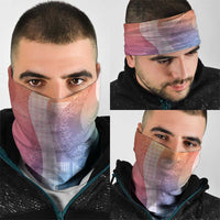 Polynesian Tribal Pattern Patchwork Picturesque Neck Gaiter Holographic LT7 - Polynesian Pride