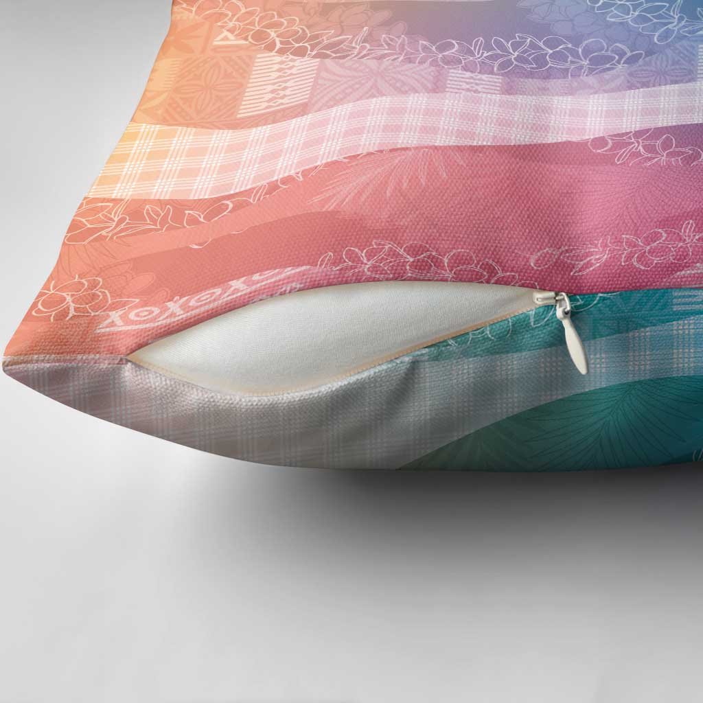Polynesian Tribal Pattern Patchwork Picturesque Pillow Cover Holographic LT7 - Polynesian Pride