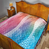 Polynesian Tribal Pattern Patchwork Picturesque Quilt Holographic LT7 - Polynesian Pride