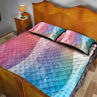 Polynesian Tribal Pattern Patchwork Picturesque Quilt Bed Set Holographic LT7 - Polynesian Pride