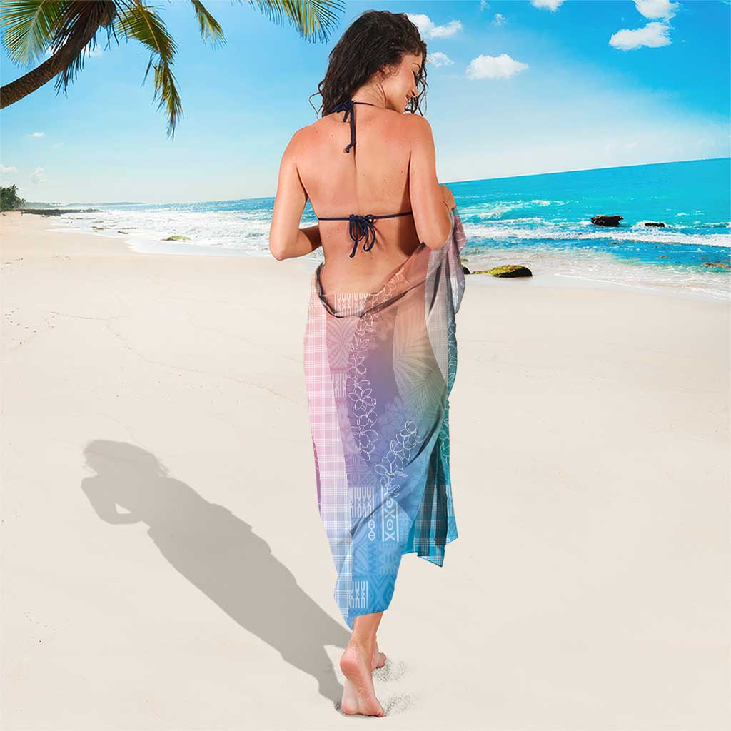 Polynesian Tribal Pattern Patchwork Picturesque Sarong Holographic LT7 - Polynesian Pride