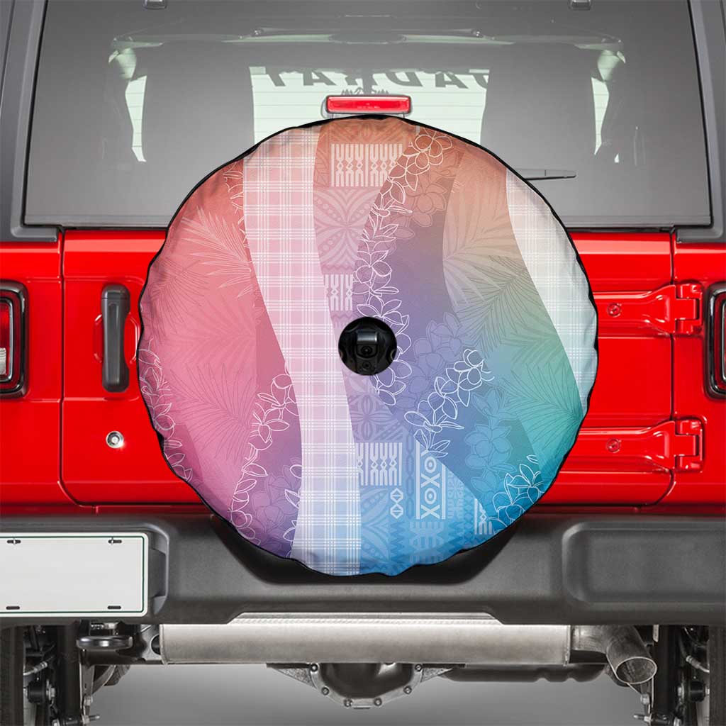 Polynesian Tribal Pattern Patchwork Picturesque Spare Tire Cover Holographic LT7 - Polynesian Pride