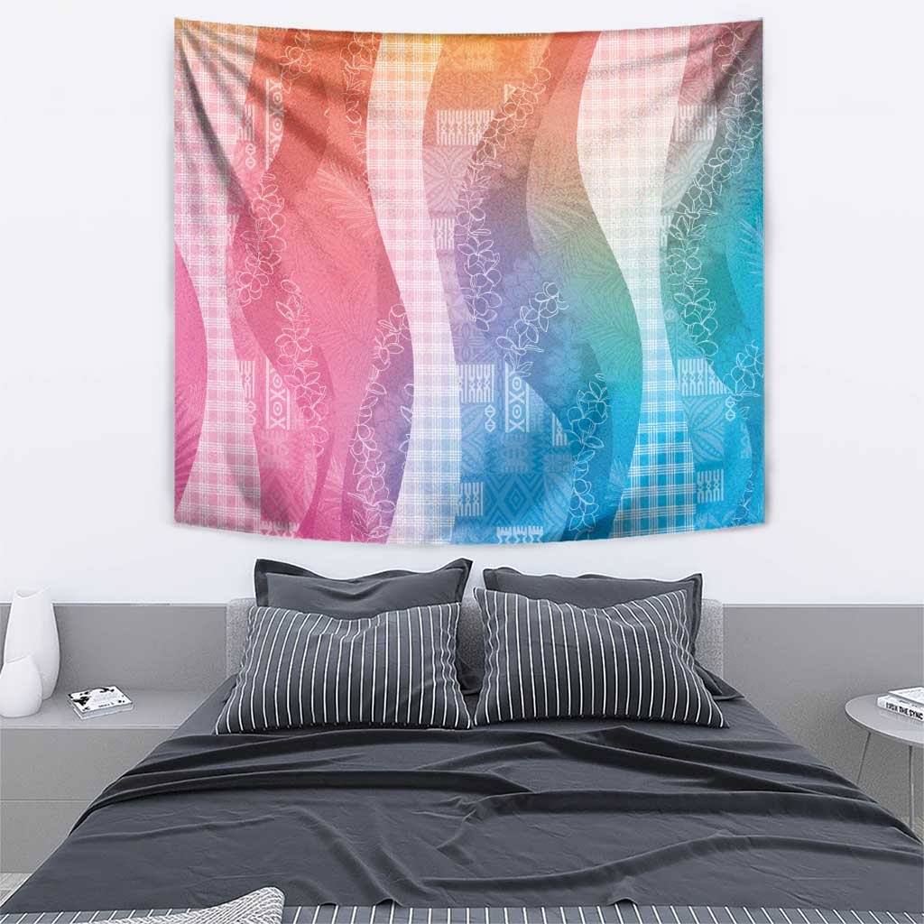 Polynesian Tribal Pattern Patchwork Picturesque Tapestry Holographic LT7 - Polynesian Pride